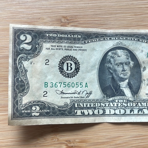 Vintage Series 1976 Two Dollar bill - Picture 3 of 4